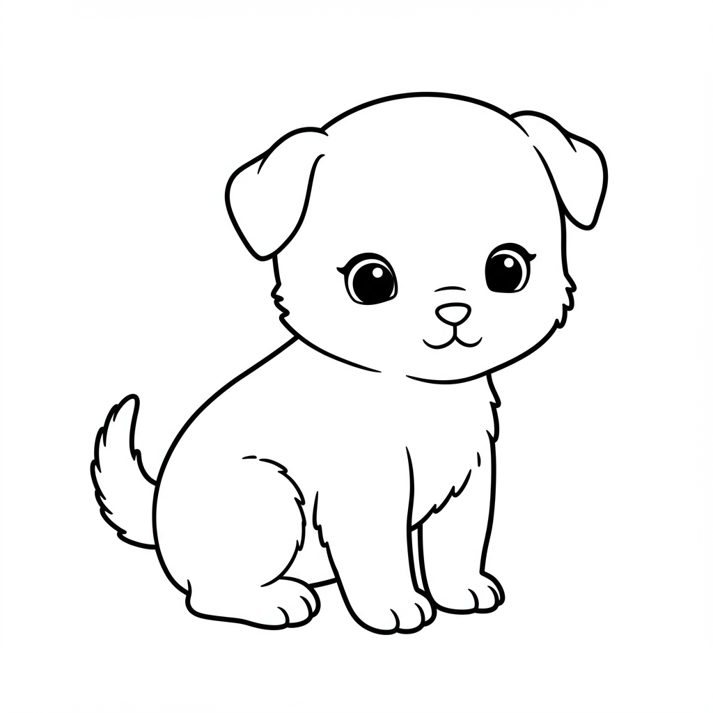 animal cute coloring page