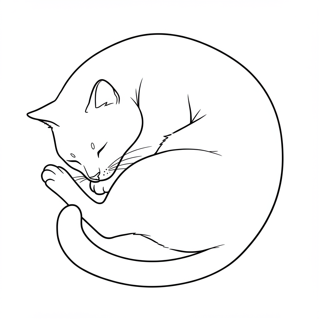 catnap educational coloring page