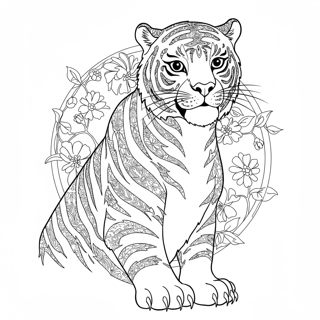 daniel tiger disegni da colorare decorativi