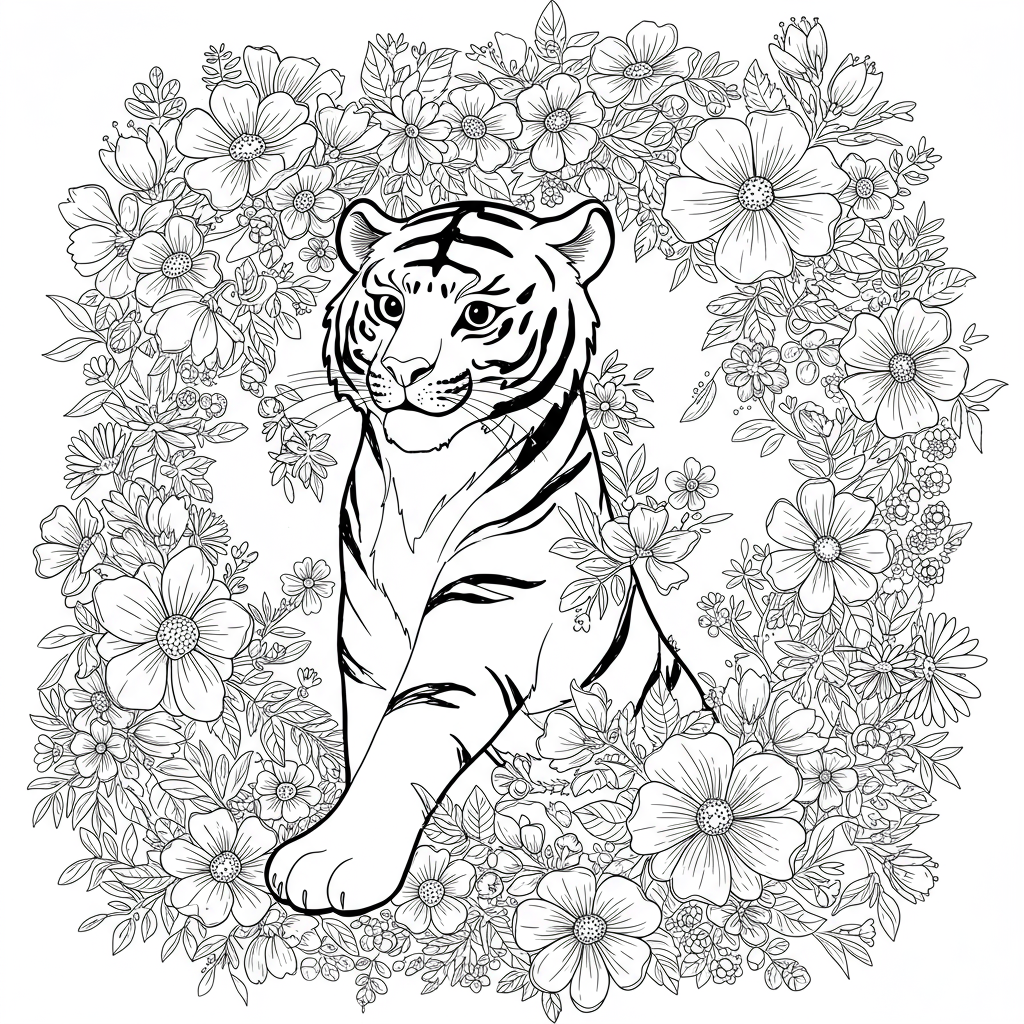 daniel tiger disegni da colorare fiori