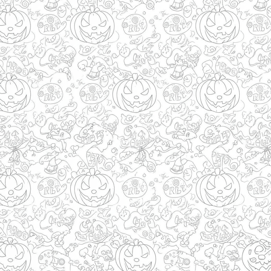 disney halloween desen boyama sayfası