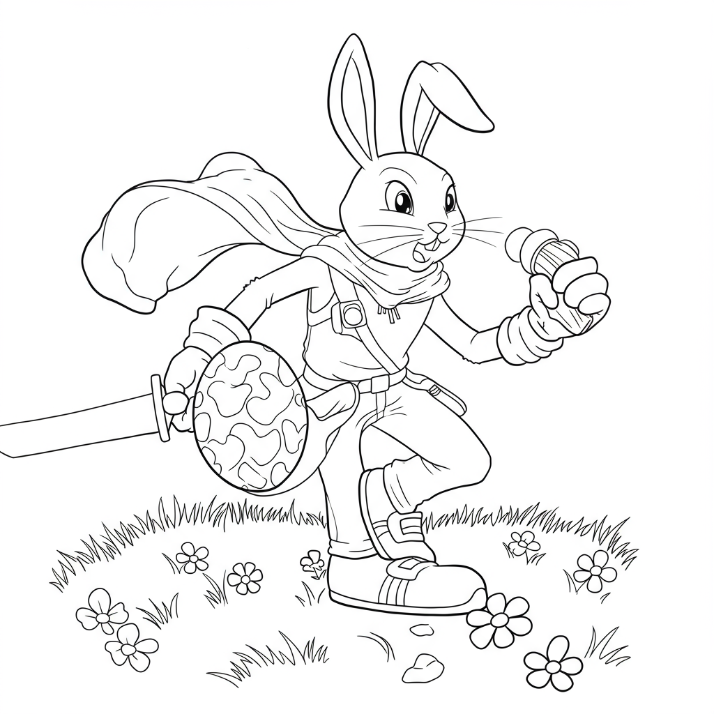 disegni da colorare pasqua gratis azione