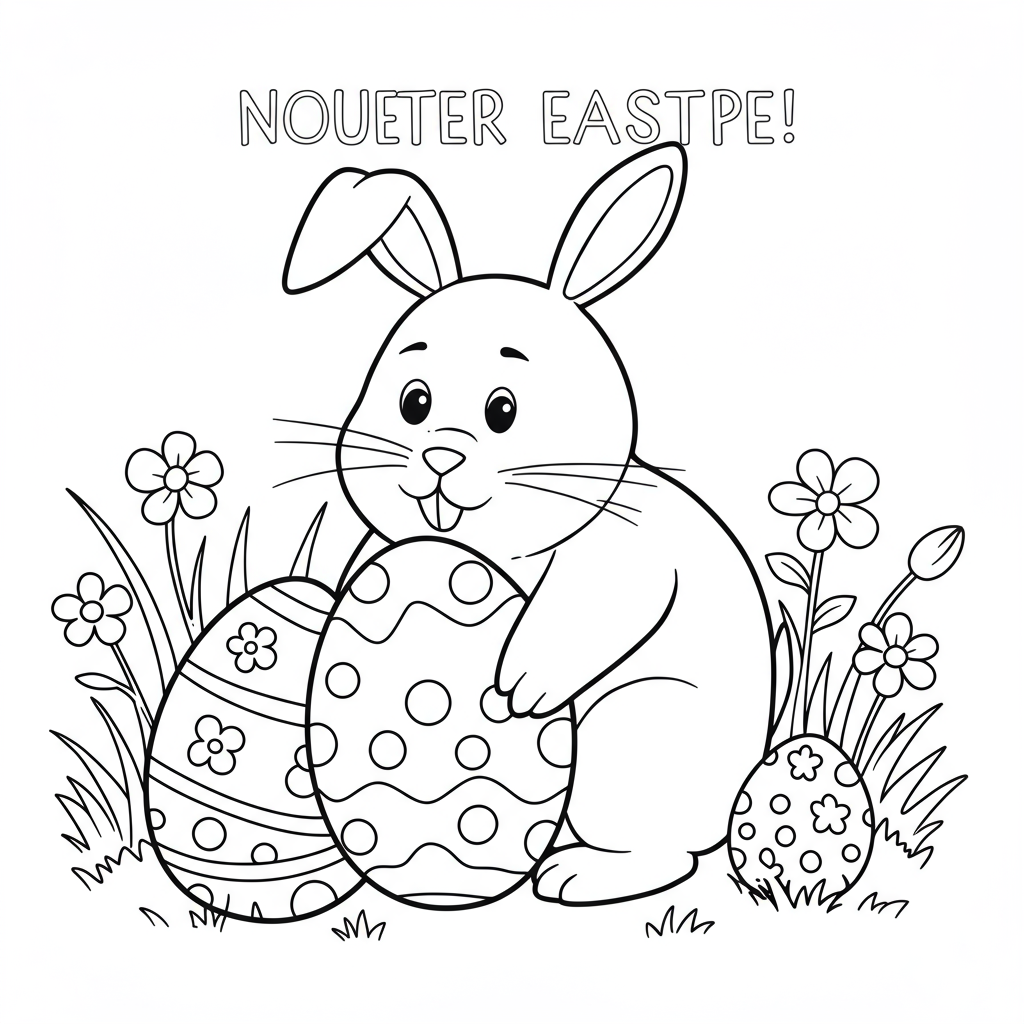 disegni da colorare pasqua gratis cartoni animati