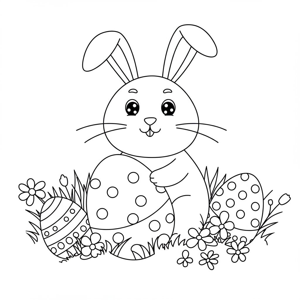 disegni da colorare pasqua gratis carini