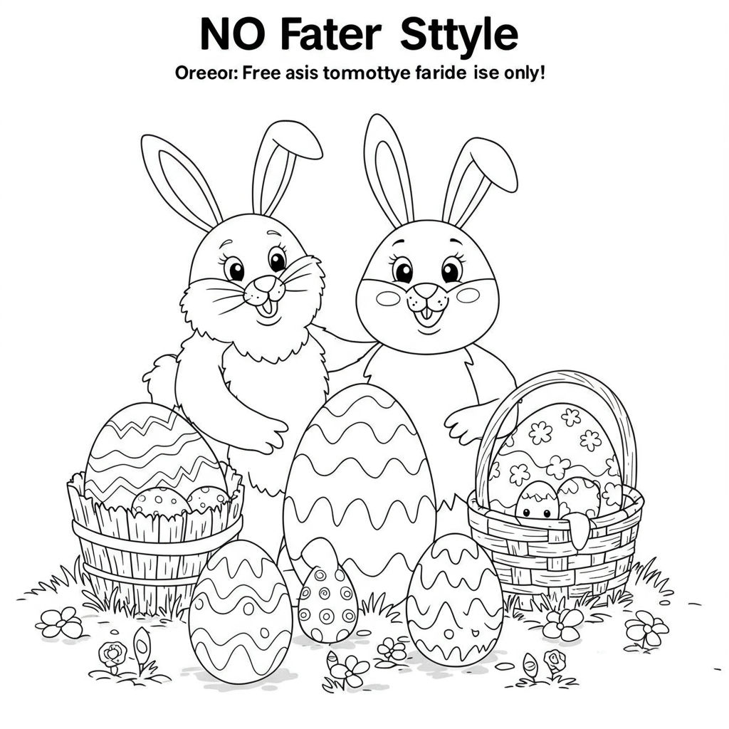 disegni da colorare pasqua gratis famiglia