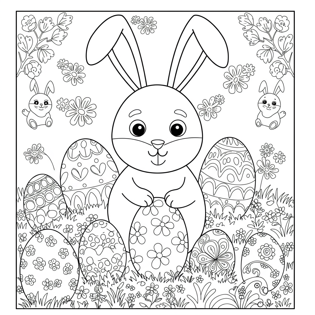 disegni da colorare pasqua gratis motivi