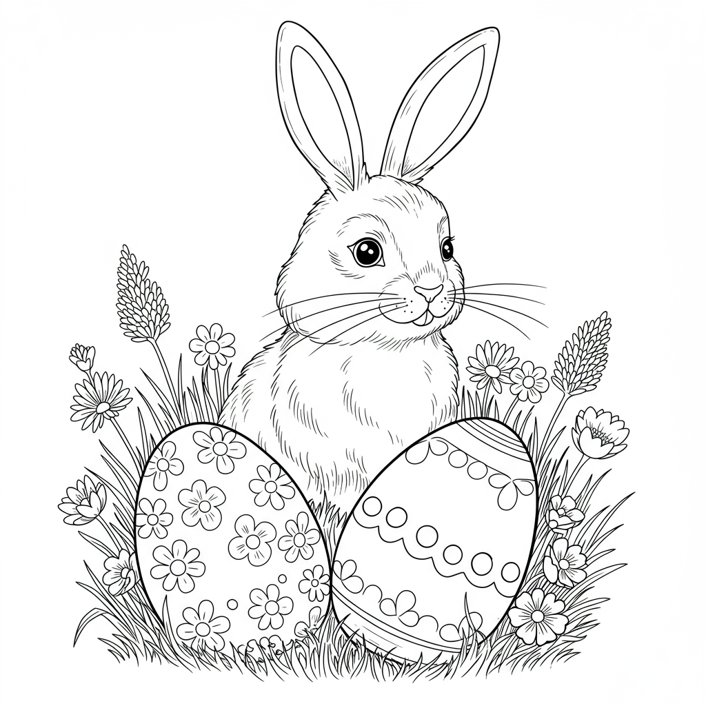 disegni da colorare pasqua gratis ritratti