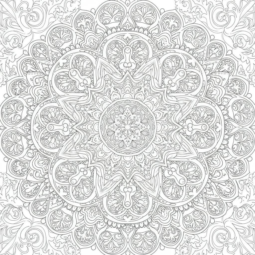 harry potter mandala coloring page