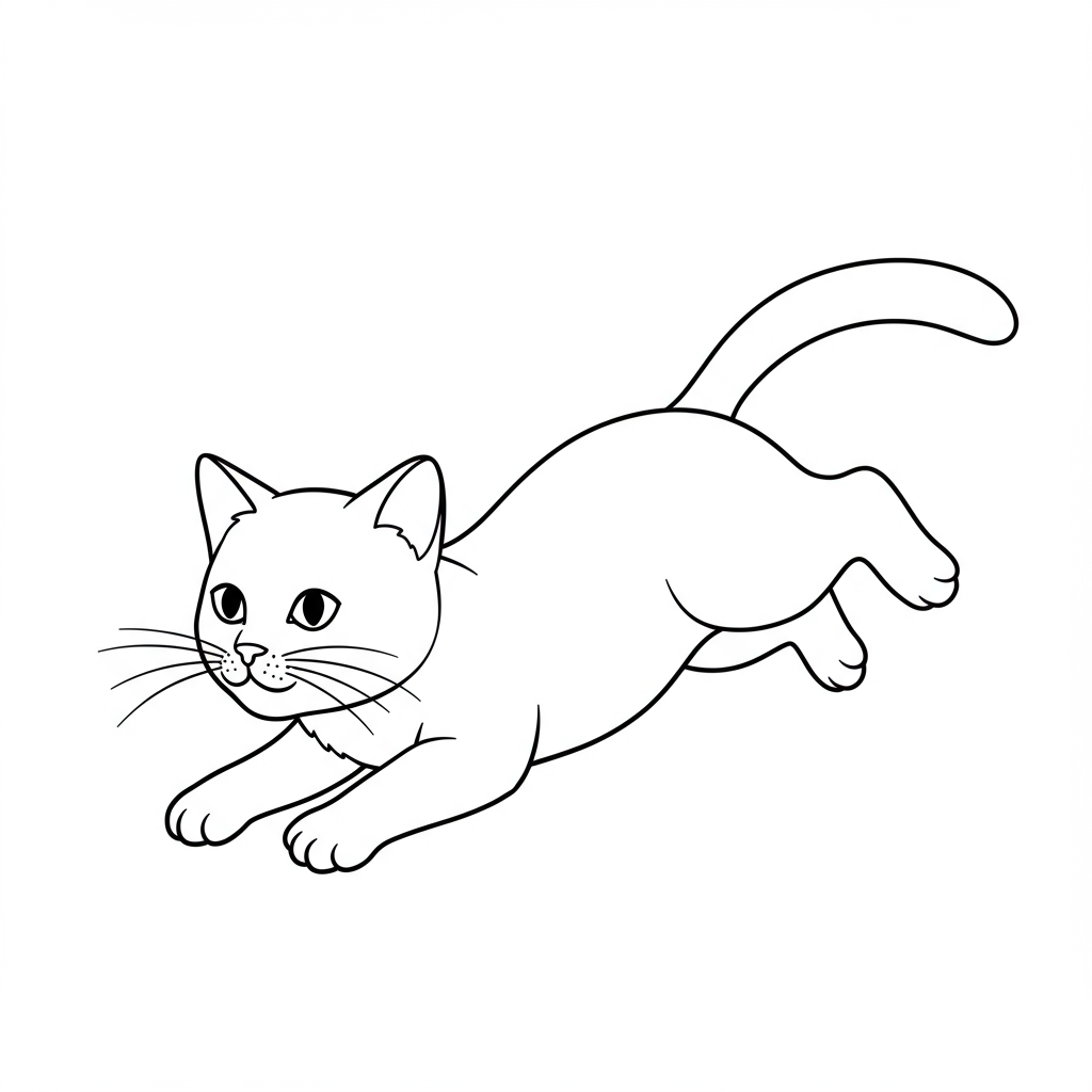 kitty educational coloring page