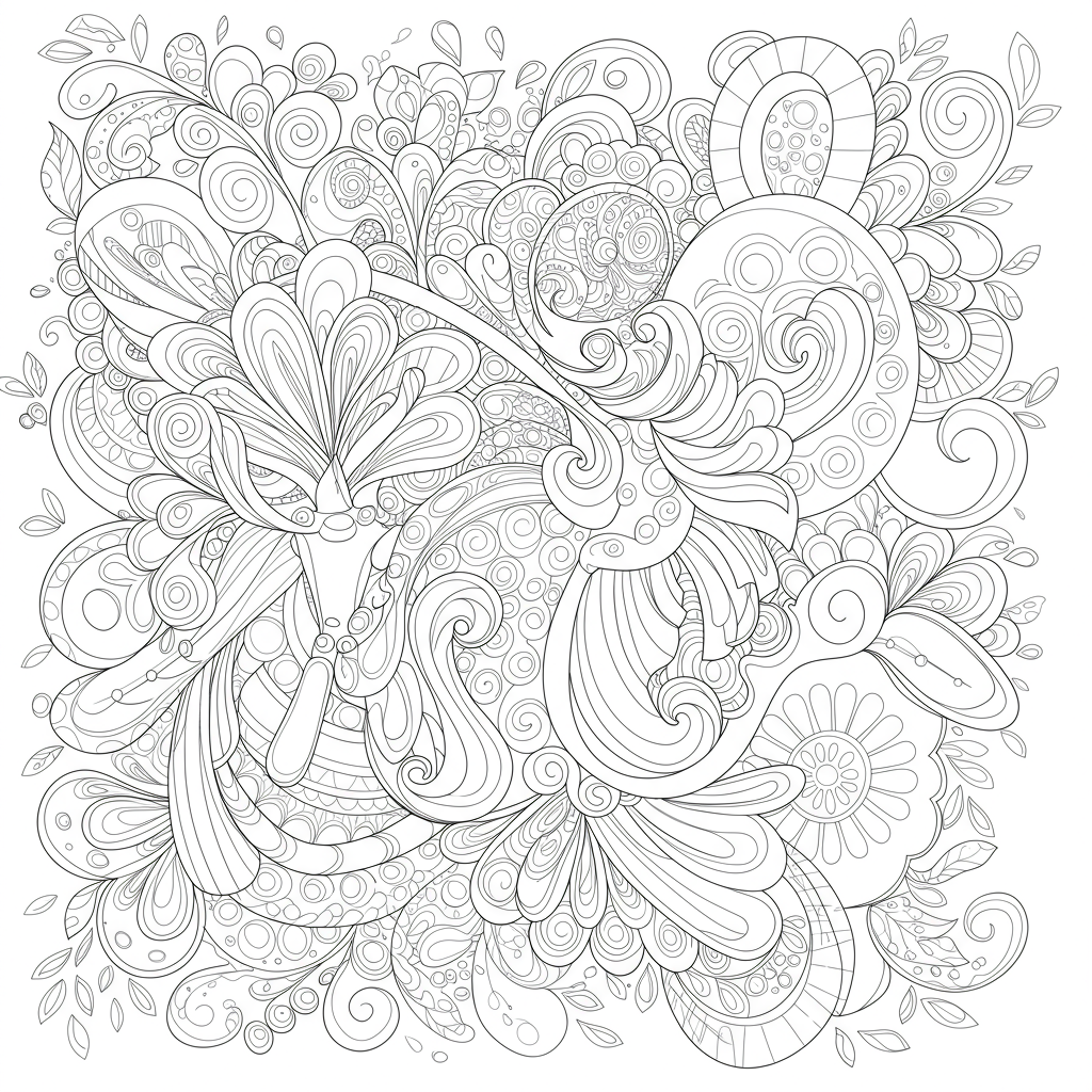 labubu  website decorative coloring page