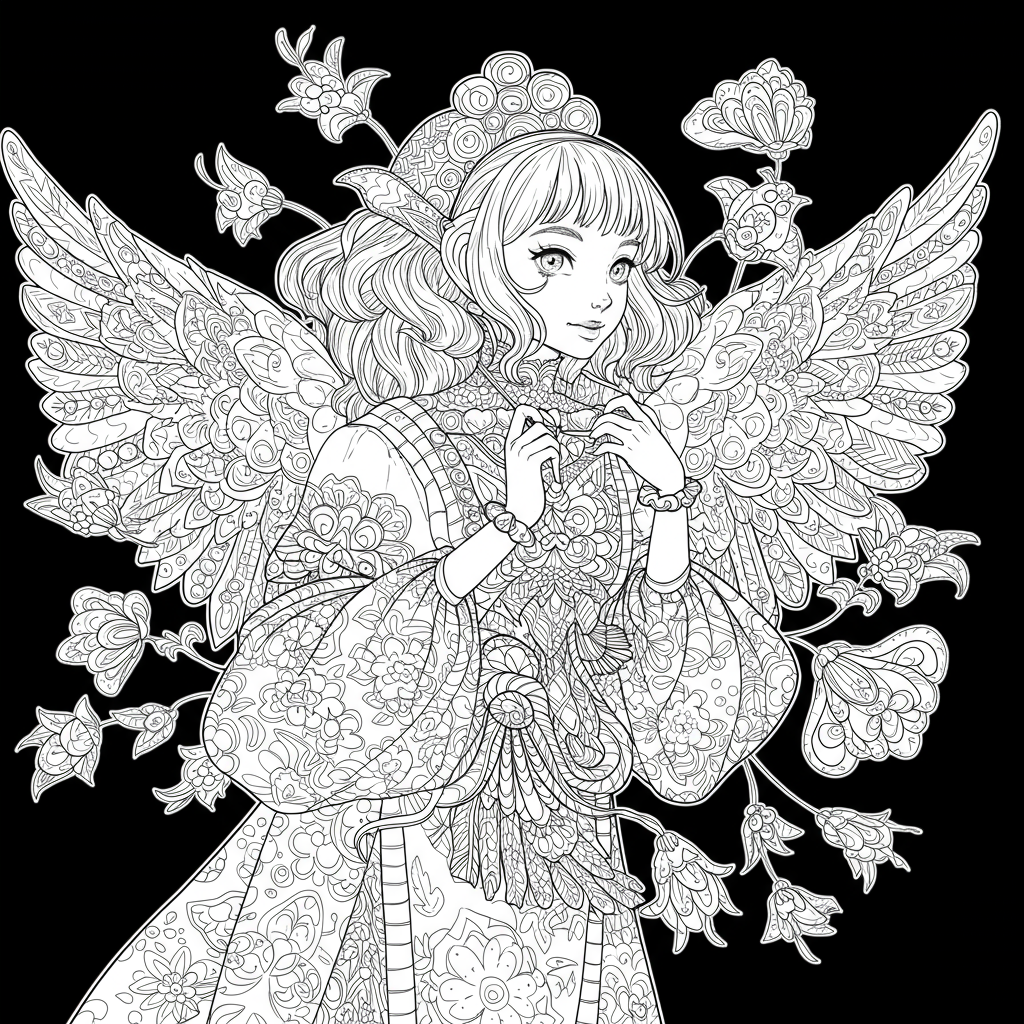 labubu  website detailed coloring page