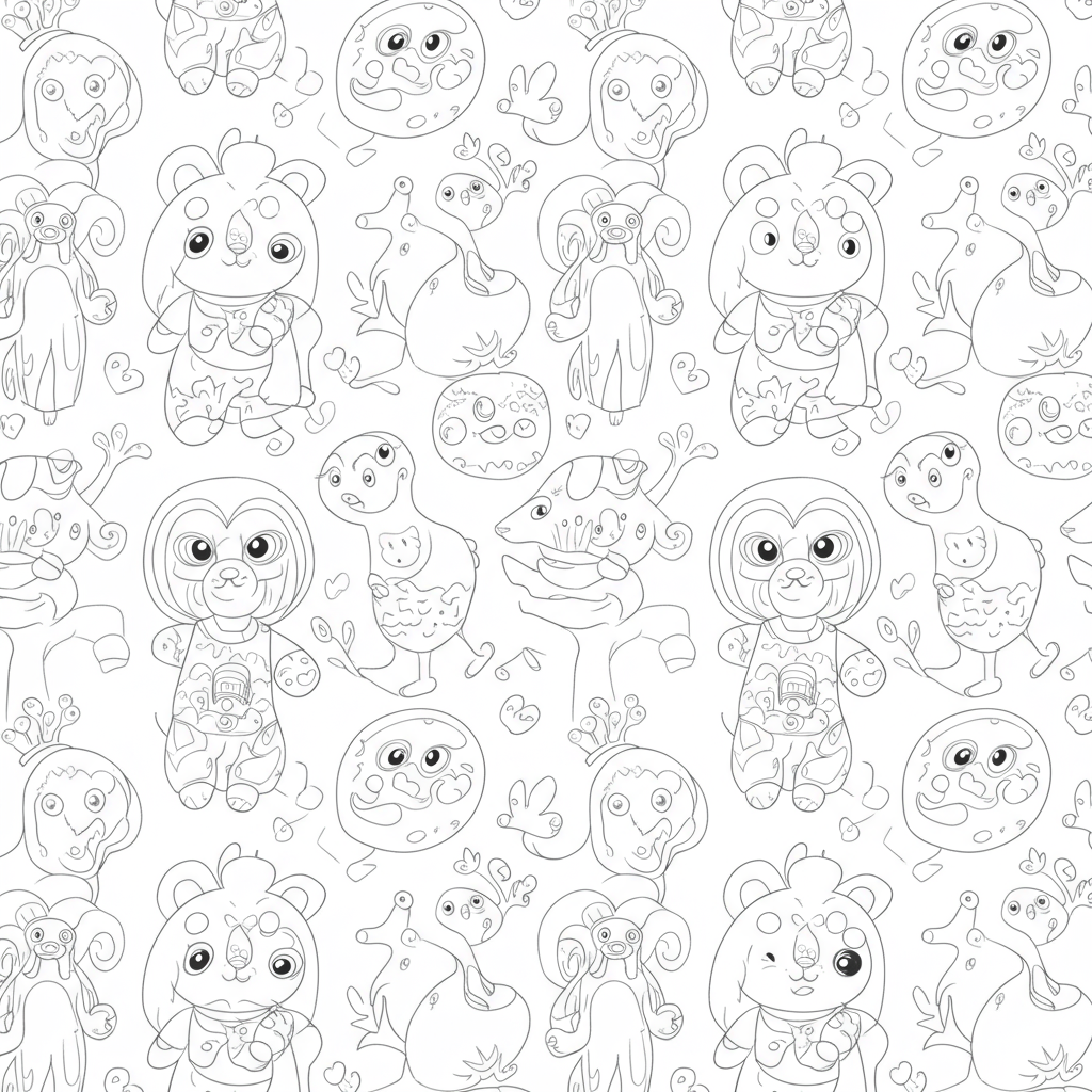 lol cute coloring page