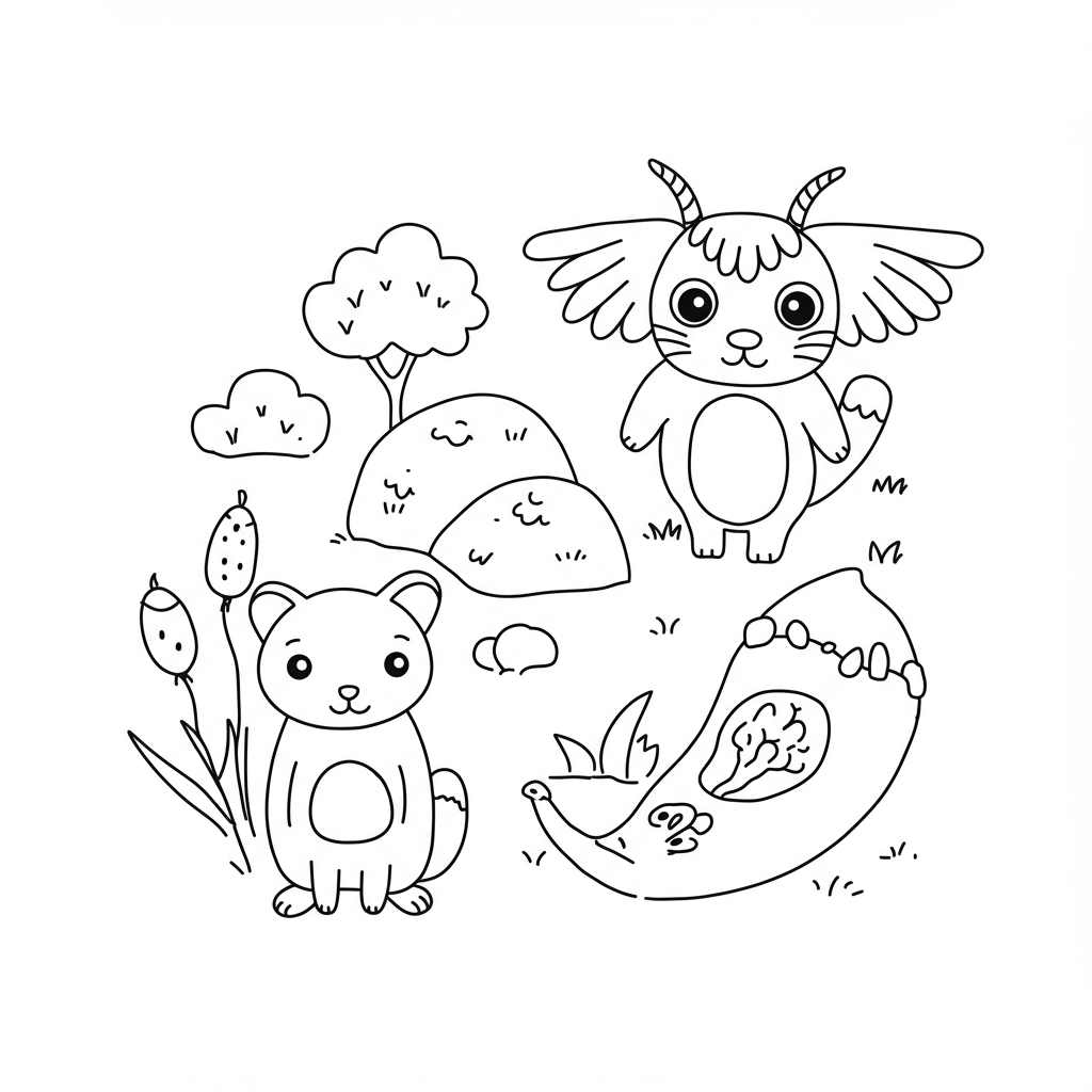lol easy coloring page