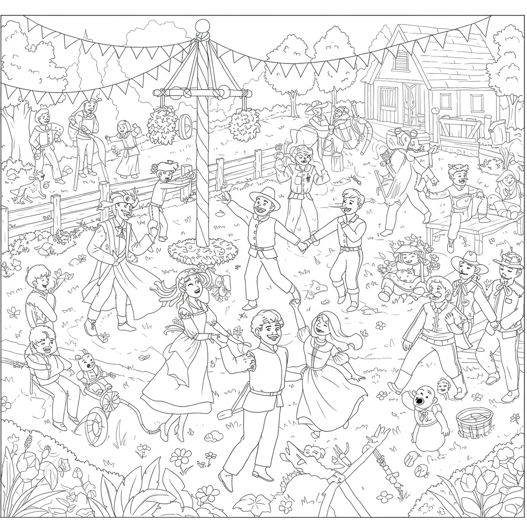 may action coloring page