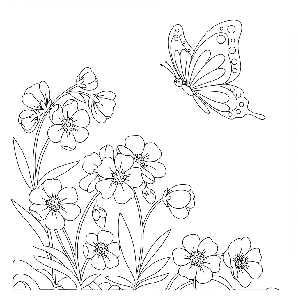 may easy coloring page