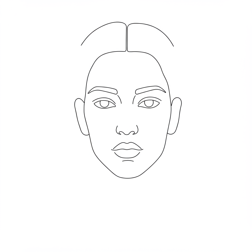 may portrait coloring page
