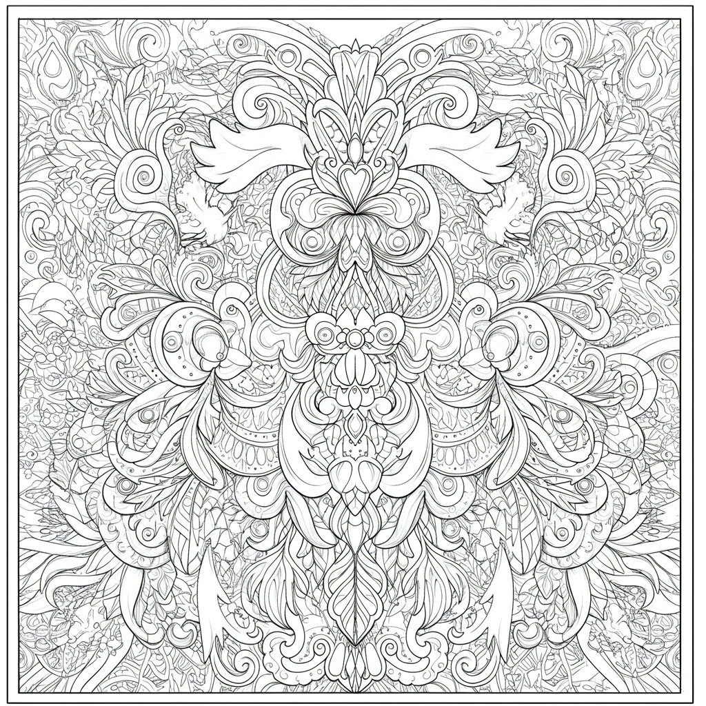 miles morales decorative coloring page