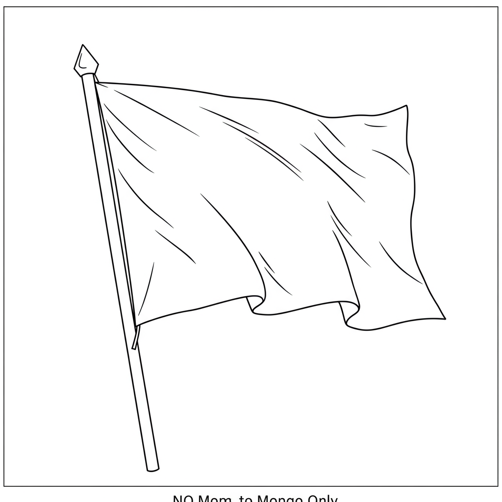 monaco flag easy coloring page