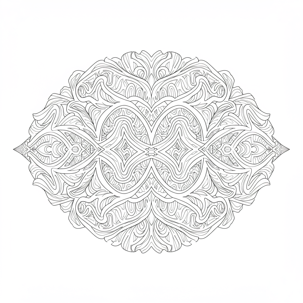 stitch pattern coloring page