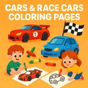 Cars & Race Cars Coloring Pages