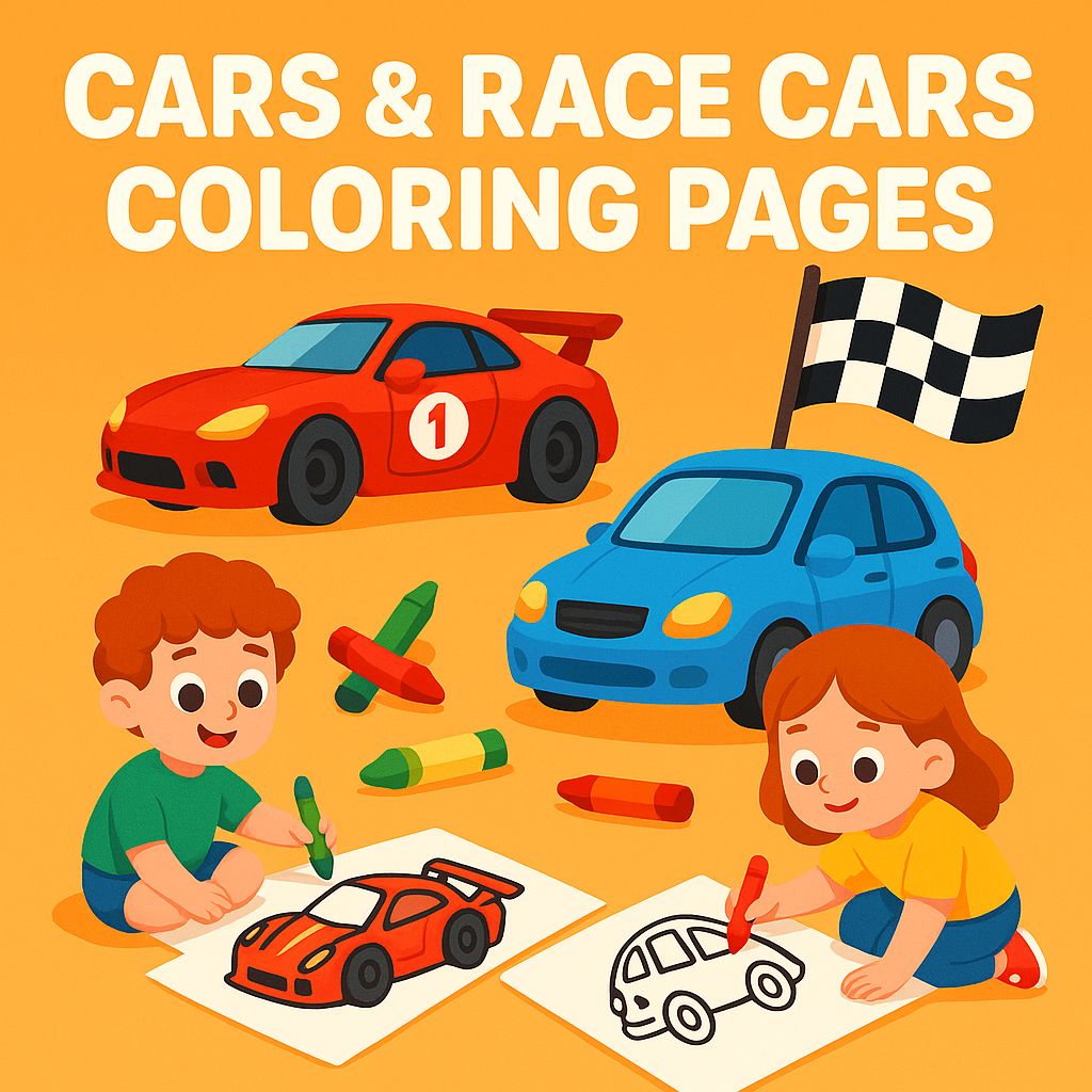 Cars & Race Cars Coloring Pages