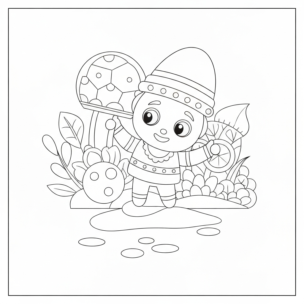 december mandala coloring page