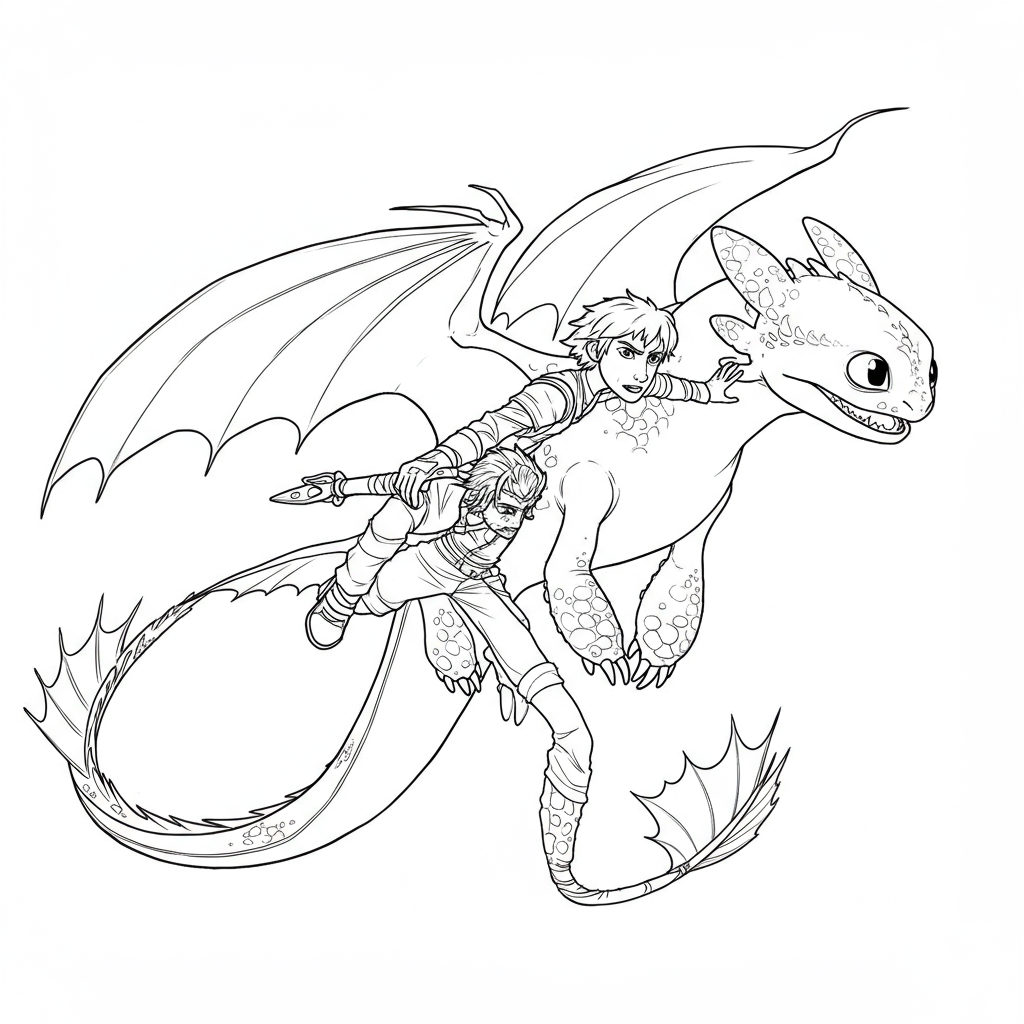 how to train your dragon coloring book pages action coloring page