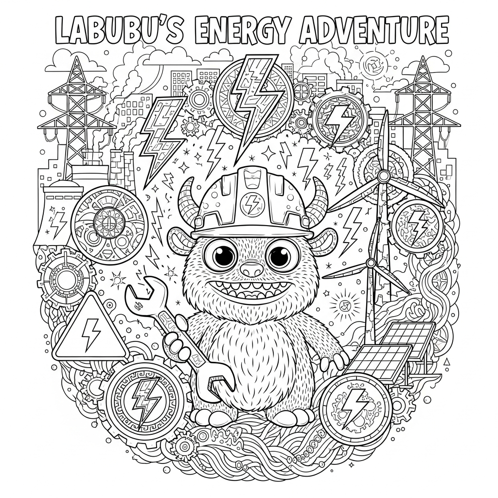 labubu big into energy  website baby coloring page