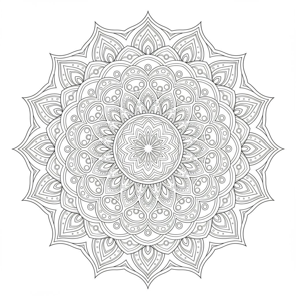 dibujos para colorear de mandalas educativos