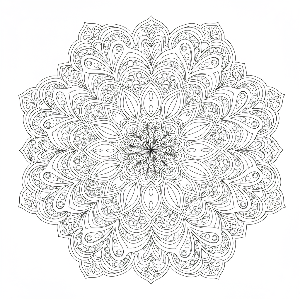 dibujos para colorear de mandalas mandala