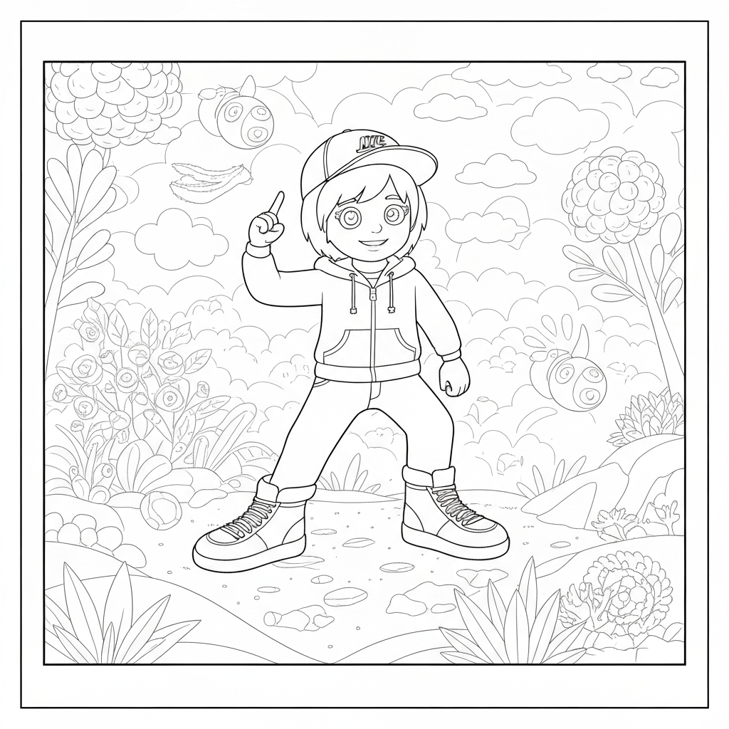 nike educational coloring page