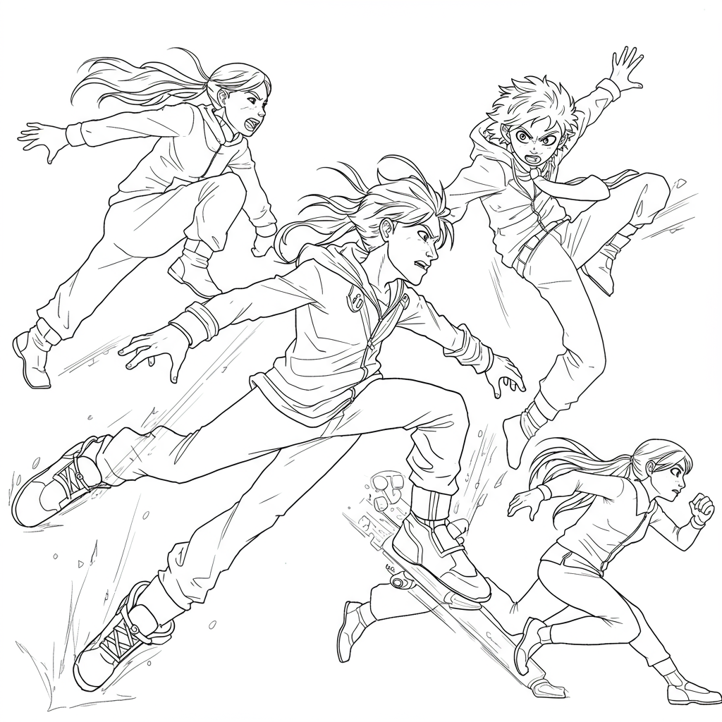 november action coloring page