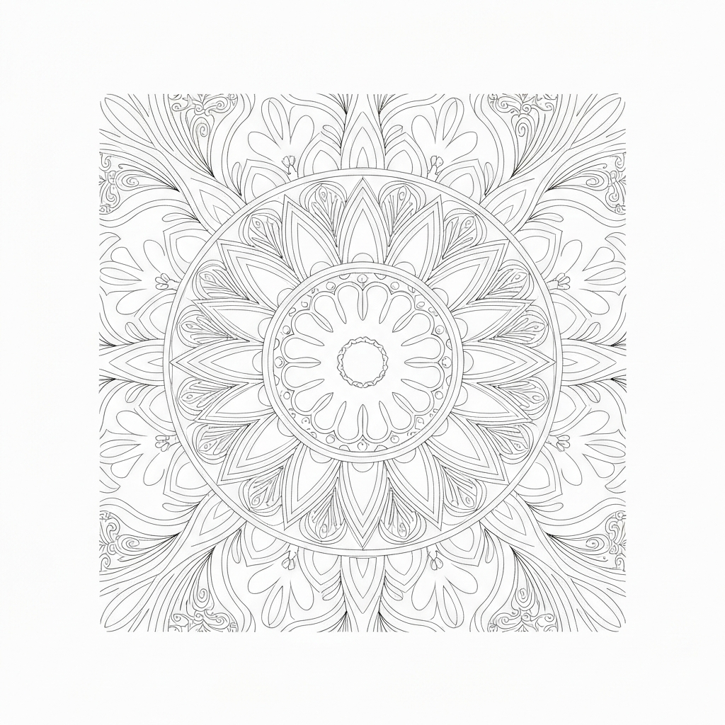 oliva rodrigo página para colorir mandala imprimível