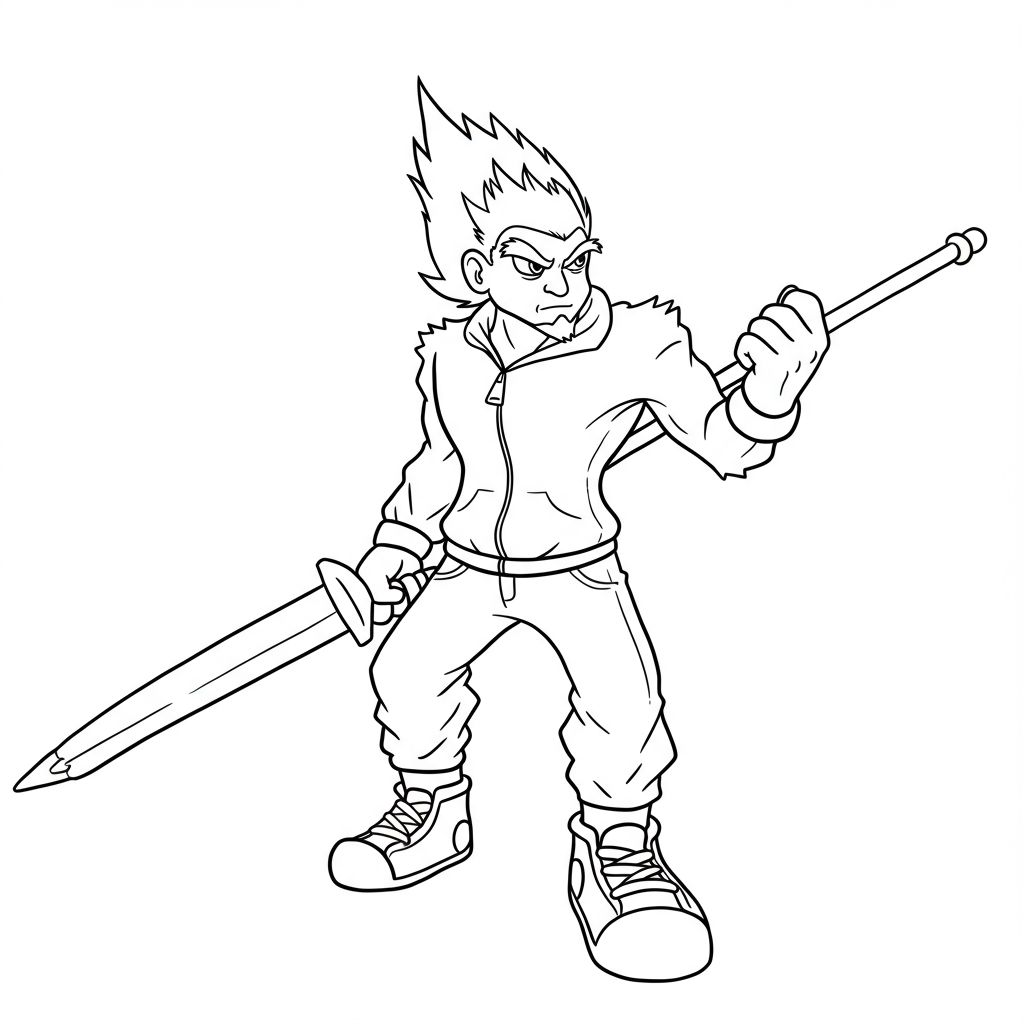 recuse blaze cartoon coloring page