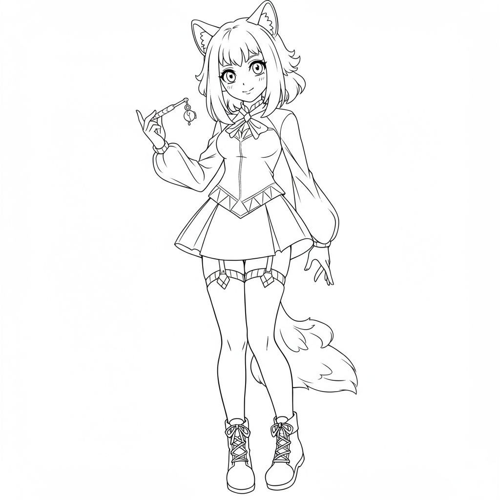 recuse blaze cute coloring page
