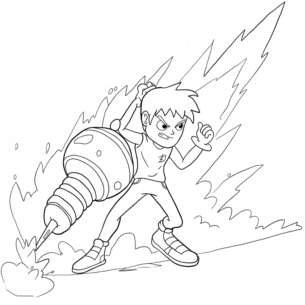 recuse blaze educational coloring page