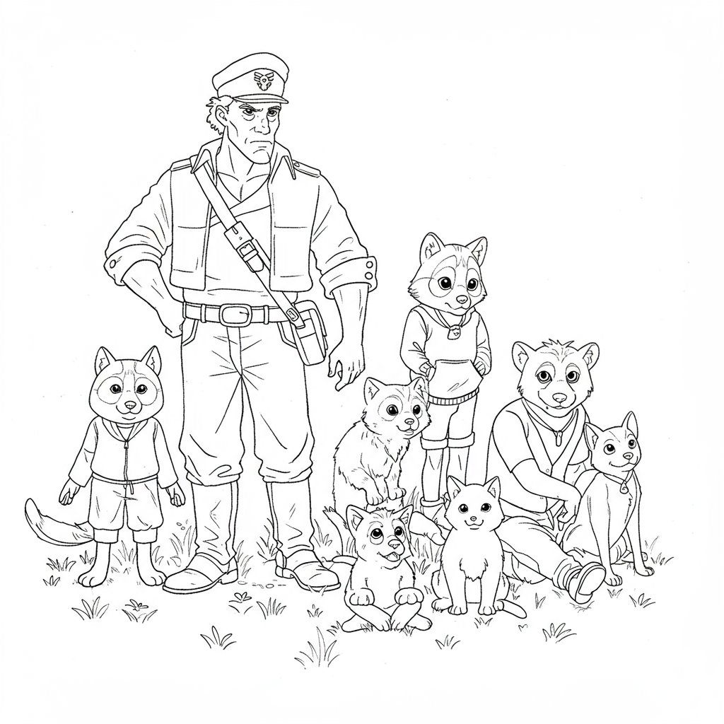 recuse blaze family coloring page
