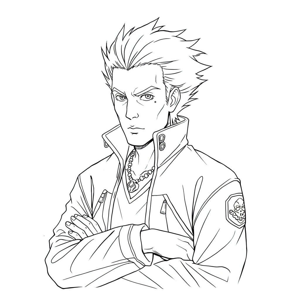 recuse blaze portrait coloring page