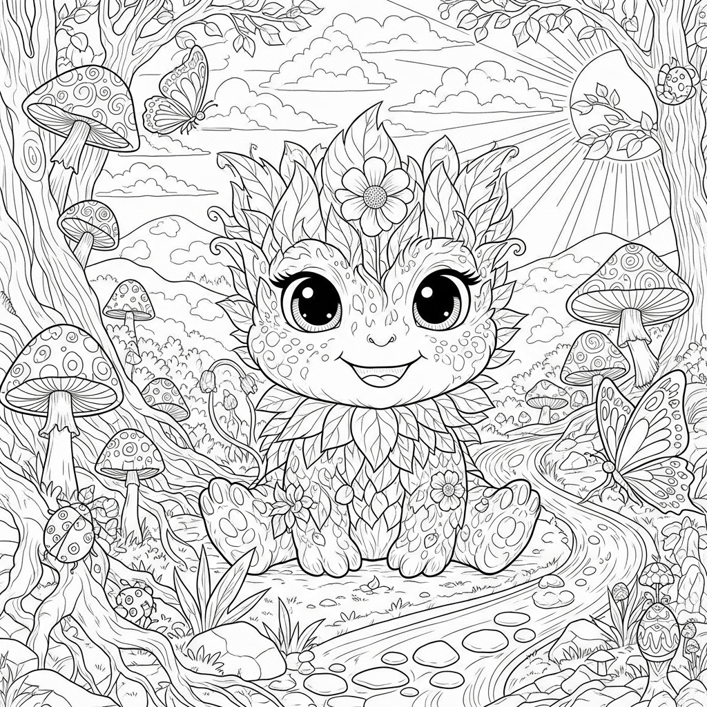 willt baby coloring page