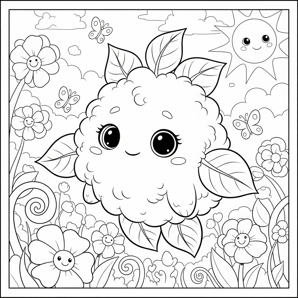 willt cute coloring page