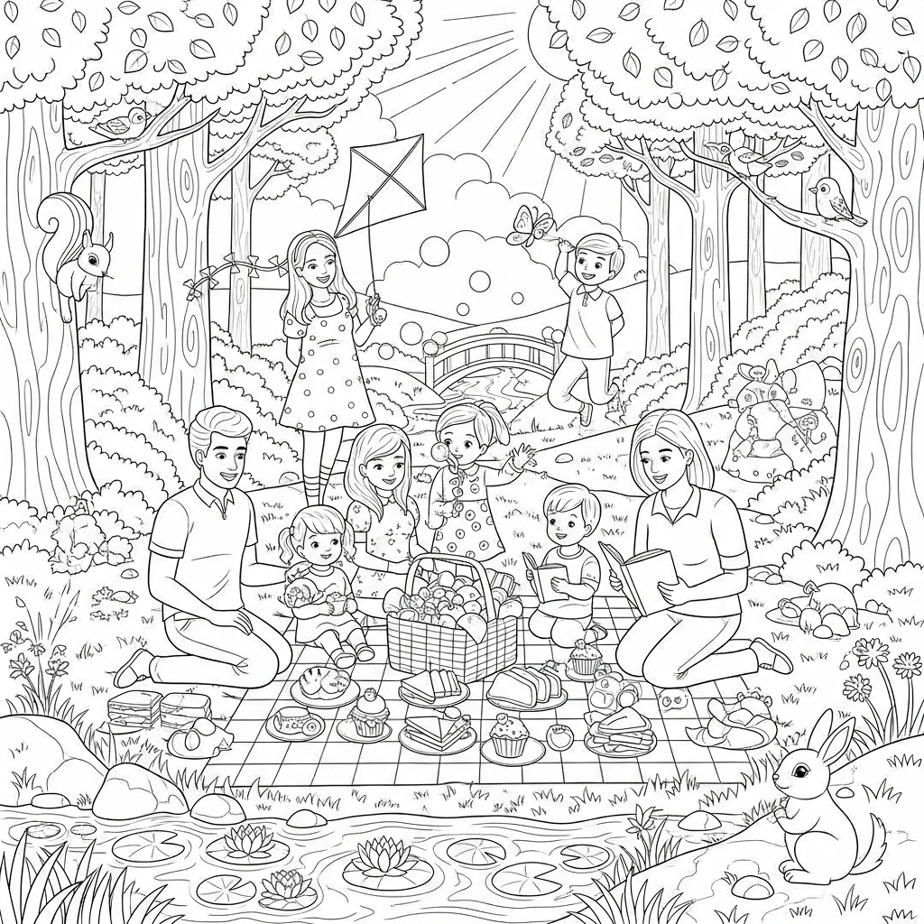 willt family coloring page