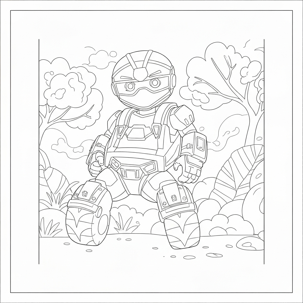cybertruck portrait coloring page