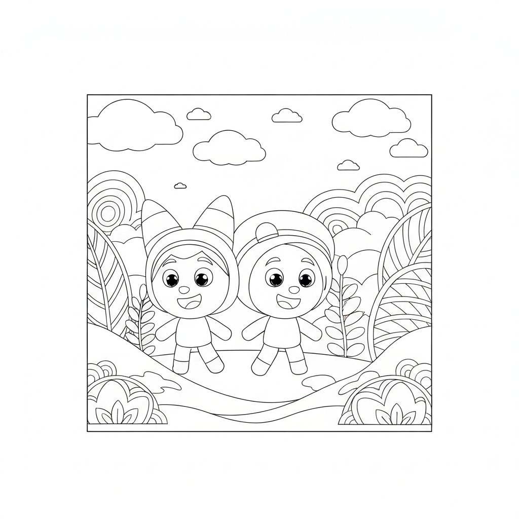 dot decorative coloring page