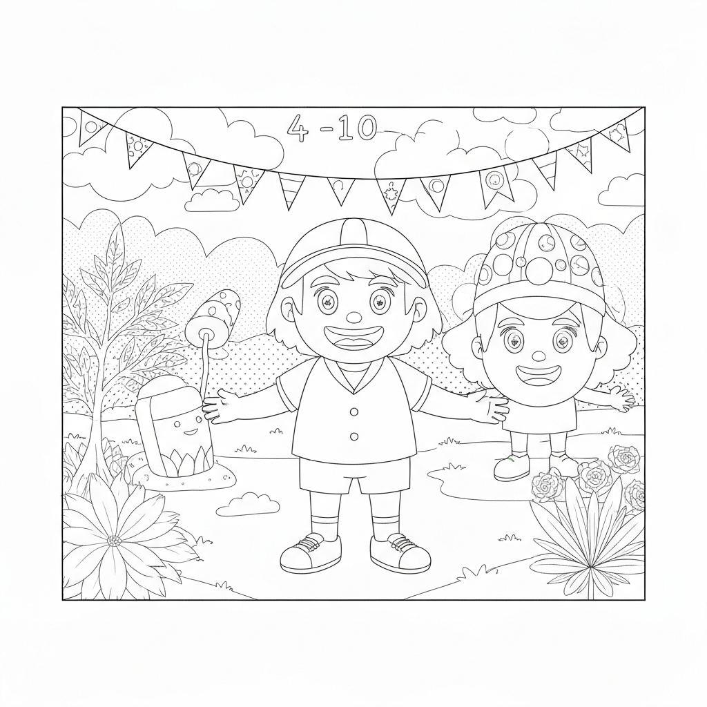 página de colorir educativa feliz aniversário papai