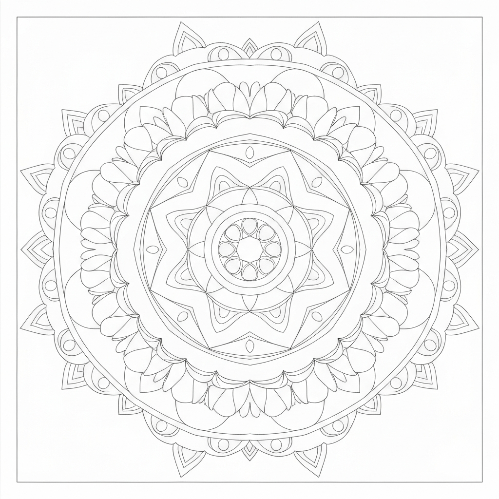 seni seviyorum renk sayfaları mandala boyama sayfası