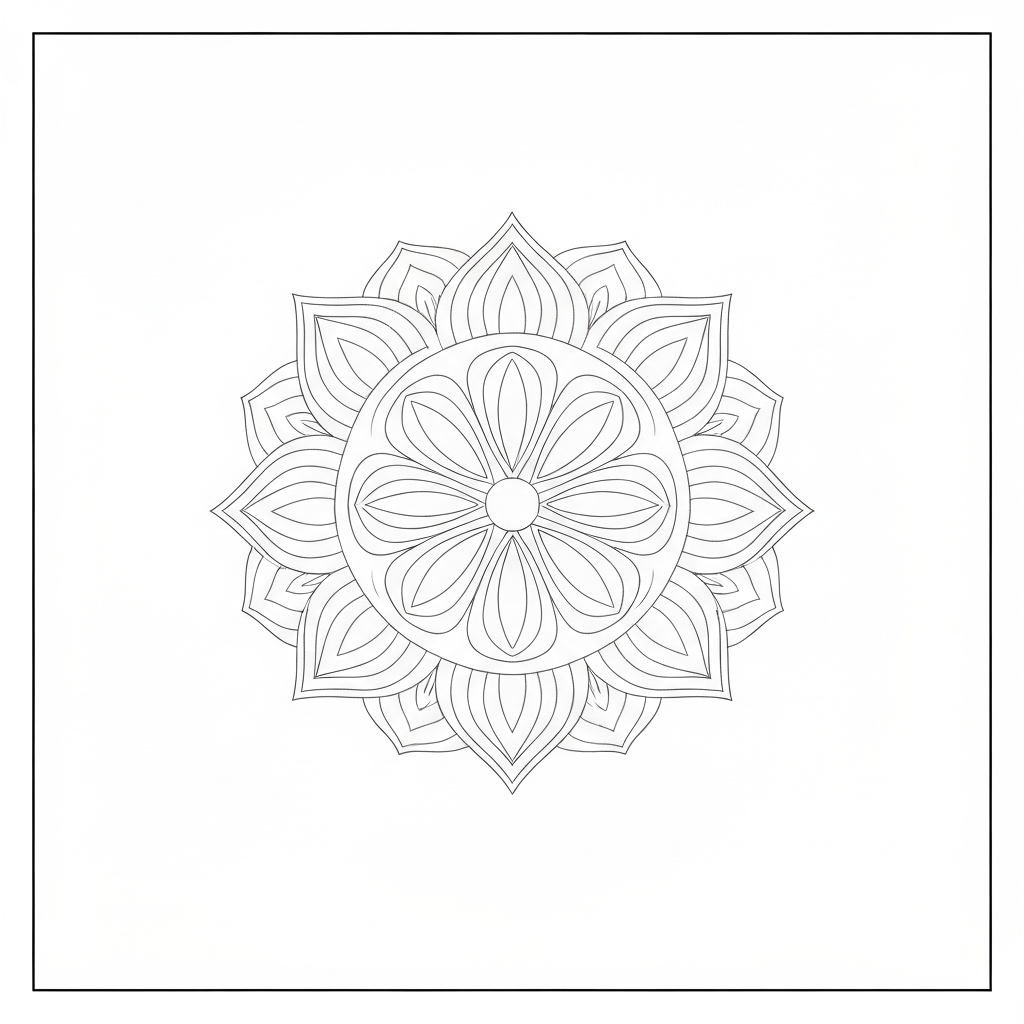 mandala art mandala coloring page