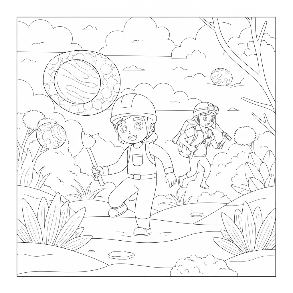mindfulness action coloring page