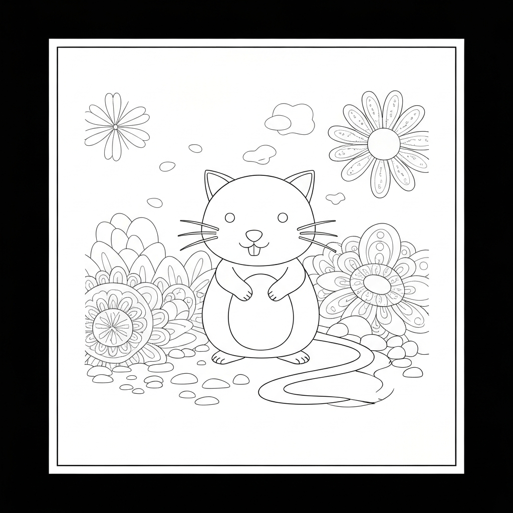 mini mouse mandala coloring page