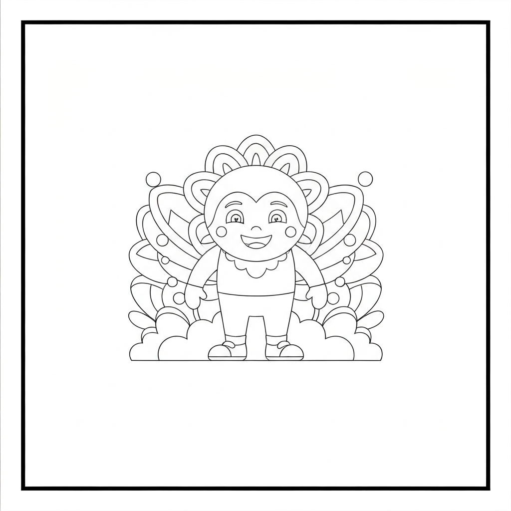 number block mandala coloring page