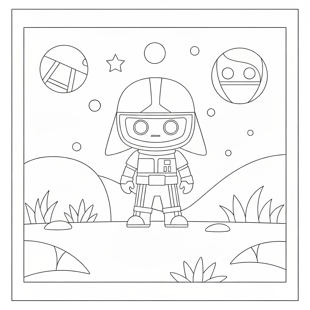 star wars at at sevimli boyama sayfası